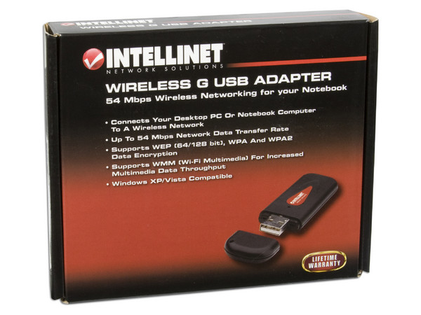 Adaptador USB Intellinet Wireless-G hasta 54Mbps