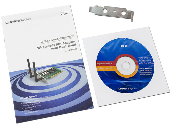 Tarjeta de Red Inalámbrica Linksys, Dual-band, IEEE 802.11a/b/g/n, PCI.