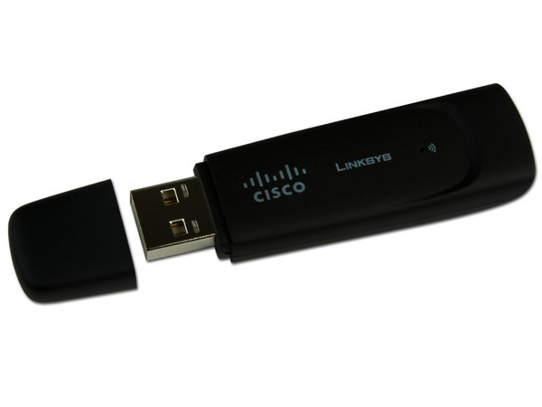 Adaptador USB Linksys Wireless-G hasta 54Mbps