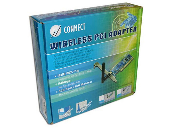 Tarjeta de RED Connect Inalámbrica, 802.11g, PCI.