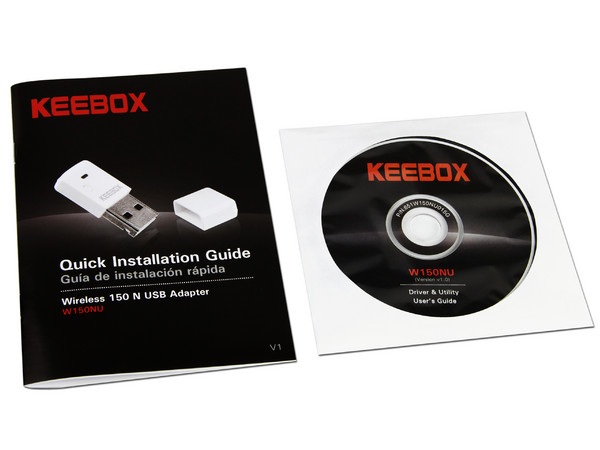 Mini Adaptador USB KEEBOX Wireless N, hasta 150Mbps