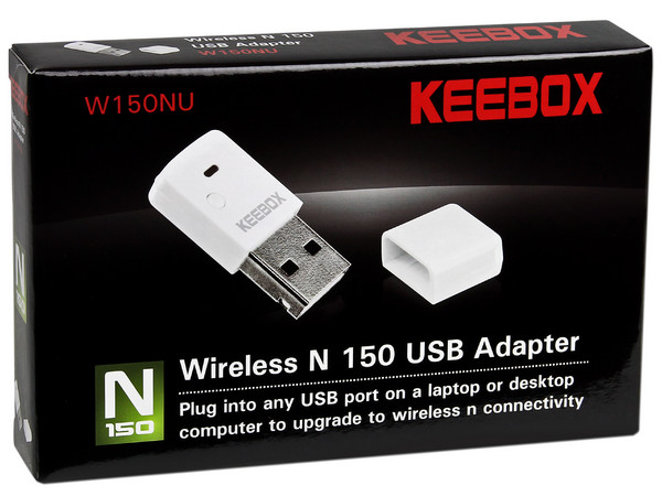 Mini Adaptador USB KEEBOX Wireless N, hasta 150Mbps