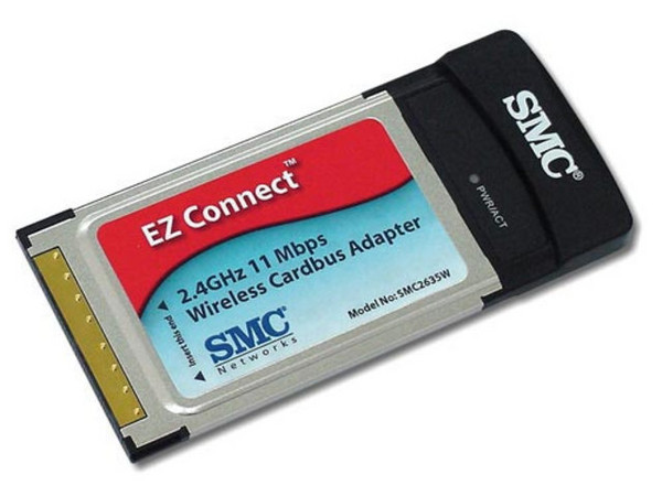 Tarjeta de Red inalámbrica SMC de 11Mbps, CardBus