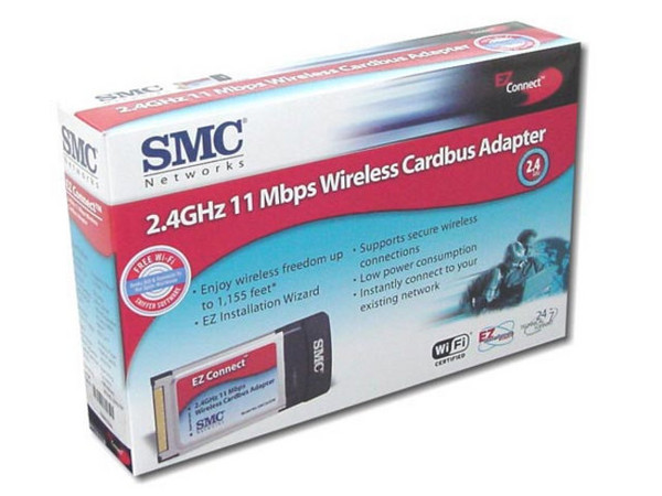 Tarjeta de Red inalámbrica SMC de 11Mbps, CardBus