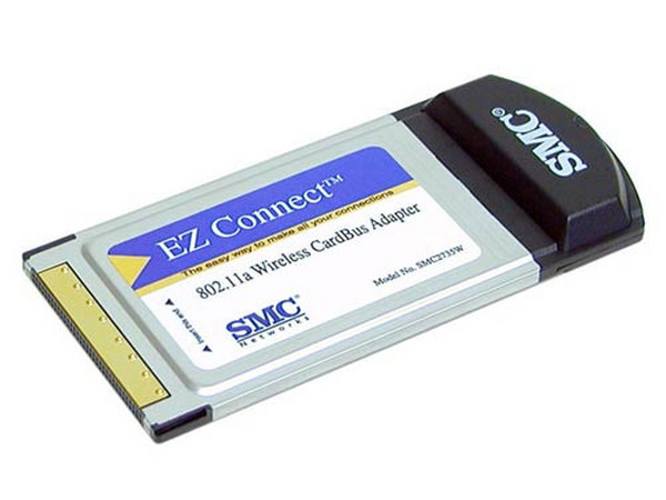 Tarjeta de Red SMC Inalambrica de 11/22/54/72Mbps, CardBus