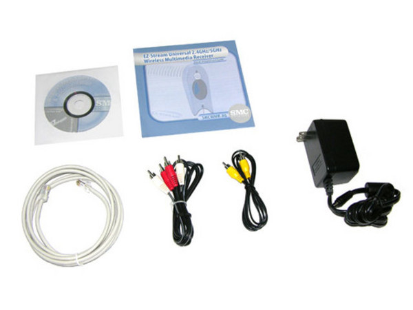 EZ-Stream Receptor Inalámbrico de Entretenimiento Multimedia para el hogar, Universal 802.11 a/b/g