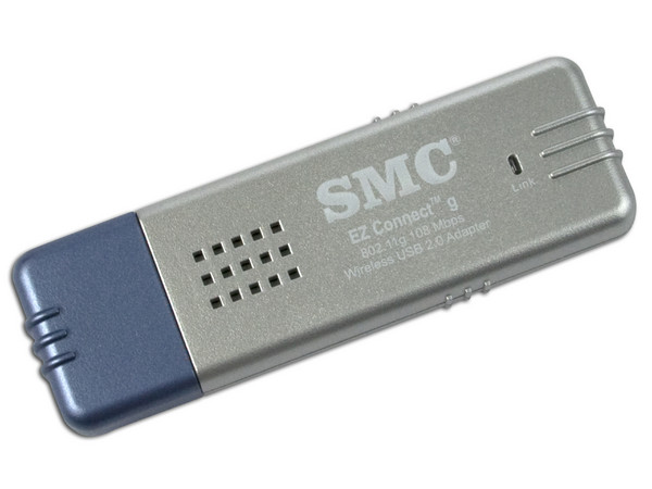 Adaptador USB SMC Turbo 802.11g Inalámbrico de 2.4GHz y 108Mbps