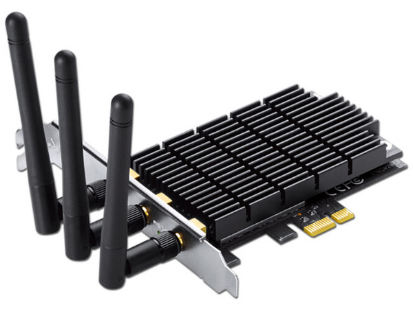 Tarjeta de Red Inalámbrica de Banda Dual TP-Link con 3 Antenas , Wireless N, hasta 1300 Mbps, PCI Express.