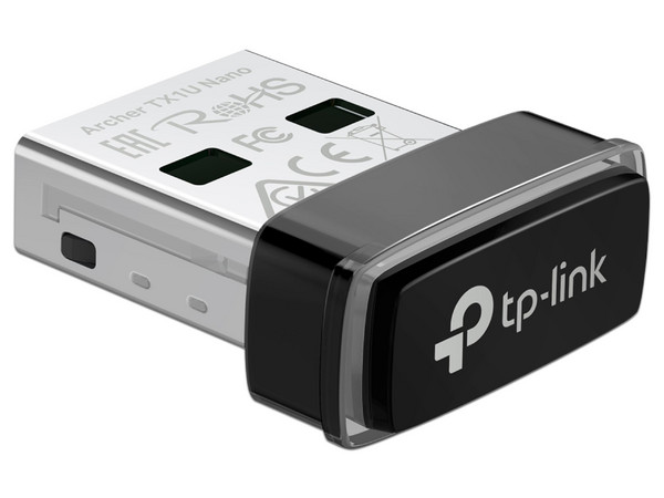 Nano Adaptador Inalámbrico USB 2.0 TP-Link Archer TX1U, Wireless AC (Wi-Fi 6), Frecuencia de 2.4Ghz y 5Ghz, Hasta 287Mbps.