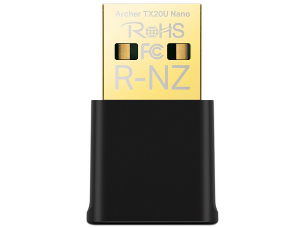 Adaptador USB Inalámbrico TP-Link AX1800 Archer TX20U Nano, Conectividad Wi-Fi 6 de alta velocidad, ,diseño compacto.
