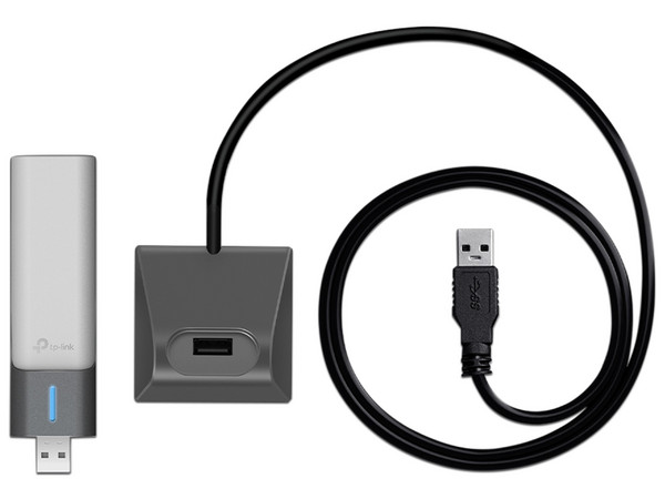 Adaptador Inalámbrico USB TP-Link Archer TX20UH de doble banda, Wireless AX (Wi-Fi 6), hasta 1201Mbps, Color Gris.