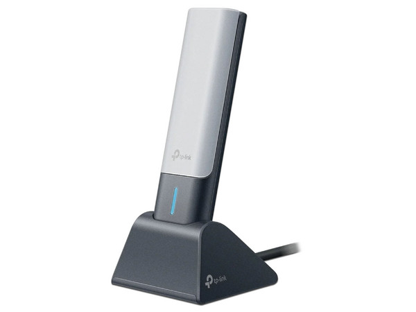 Adaptador Inalámbrico USB TP-Link Archer TX20UH de doble banda, Wireless AX (Wi-Fi 6), hasta 1201Mbps, Color Gris.