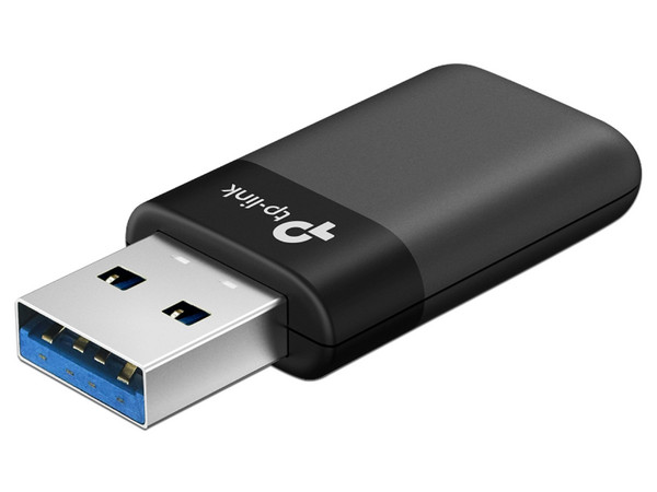 Adaptador USB TP-Link Archer TX23U, Doble Banda, Wireless AX1800 (Wi-Fi 6), Hasta 1800Mbps, USB. Color Negro.