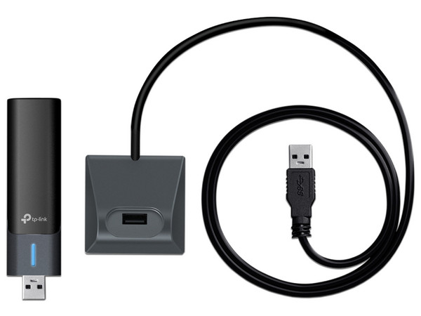 Adaptador Inalámbrico USB TP-Link Archer TXE70UH de doble banda, Wireless AX (Wi-Fi 6E), hasta 2402Mbps, Color Negro.
