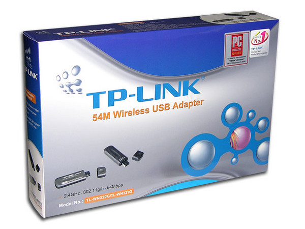 Adaptador TP-LINK USB Wireless 54Mbps, 2.4GHz, 802.11g/b