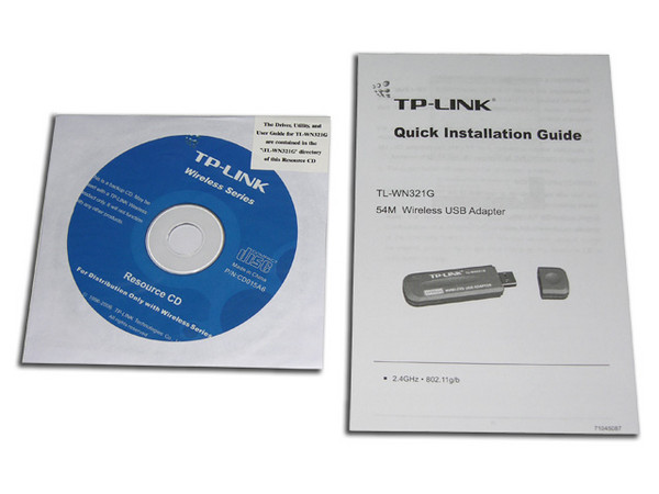 Adaptador TP-LINK USB Wireless 54Mbps, 2.4GHz, 802.11g/b