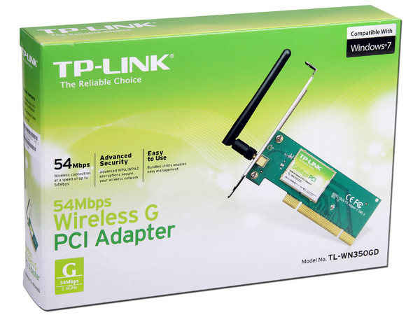 Tarjeta de Red Inalámbrica TP-LINK,  Wireless G, 54Mbps, PCI
