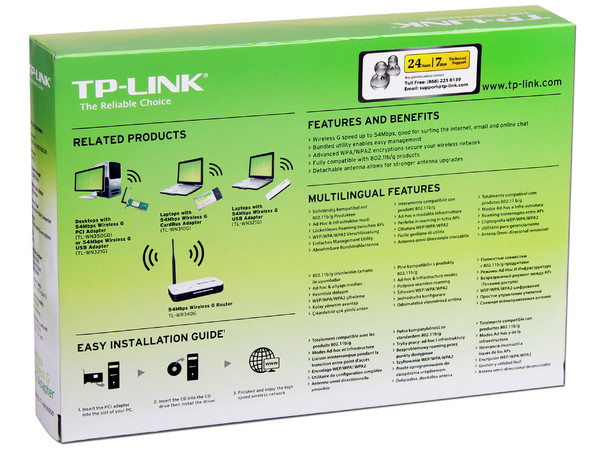 Tarjeta de Red Inalámbrica TP-LINK,  Wireless G, 54Mbps, PCI