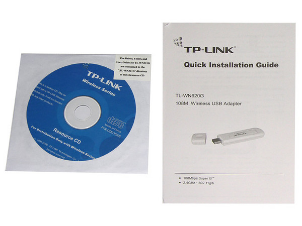Adaptador TP-LINK USB Wireless 108Mbps Super G, 2.4GHz, 802.11g/b