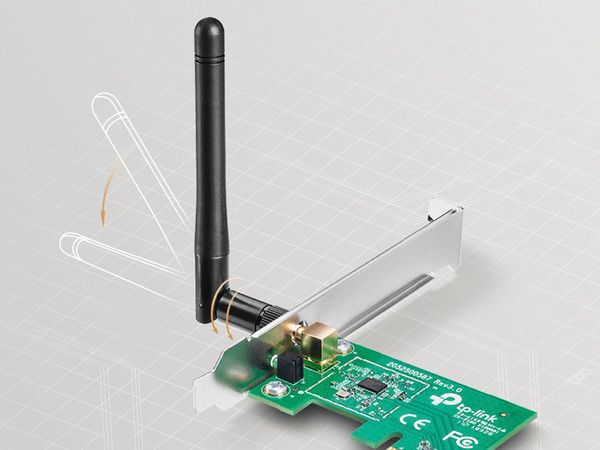 Adaptador Inalámbrico TP-Link TL-WN781ND, Wireless N (Wi-Fi 4), hasta 150Mbps, PCI Express.