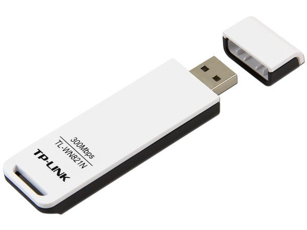 Adaptador USB TP-LINK Wireless N, hasta 300Mbps.
