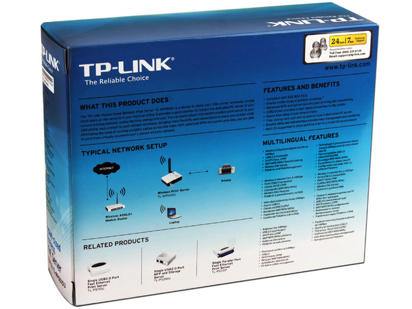 Servidor de Impresión Inalámbrico TP-LINK Tamaño Bolsillo