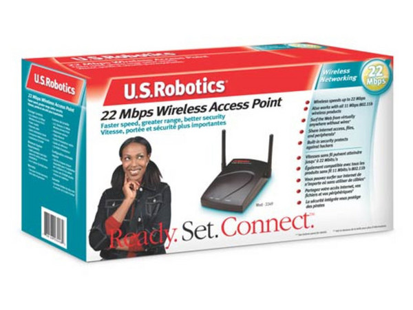 Access Point US Robotics de 22Mbps, Inalambrico