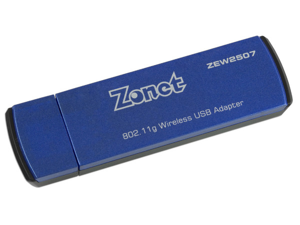 Adaptador Zonet USB 802.11G Wireless, 54Mbps, hasta 100mts.