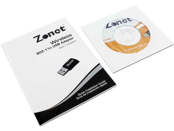 Mini Adaptador USB Zonet Wireless N, hasta 150Mbps