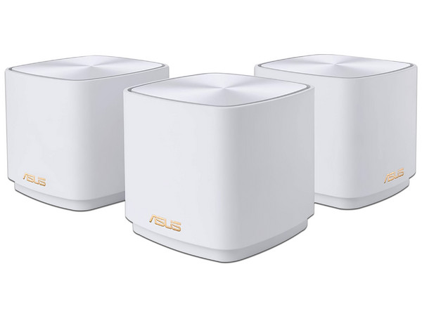 Sistema de Wi-Fi en Malla ASUS Zen Wifi AX1800, Wireless AX (Wi-Fi 6), hasta 1800 Mbps, (Paquete de 3)
