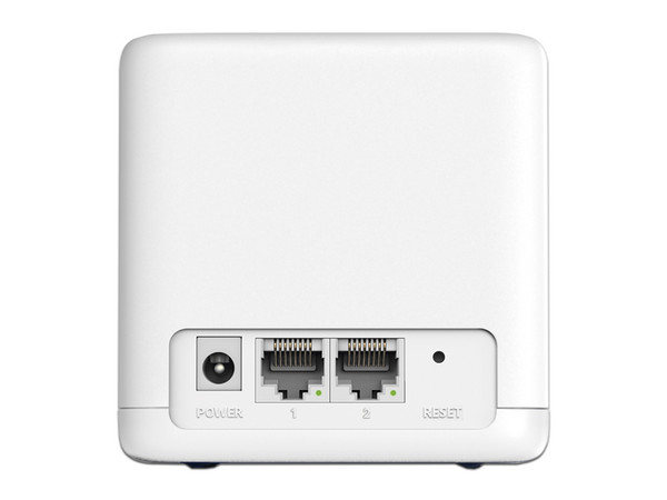 Sistema de Wi-Fi en Malla Mercusys Halo H30G de Doble Banda, Wi-Fi 5, hasta 1300 Mbps, (Paquete de 2) Color Blanco.