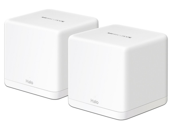 Sistema de Wi-Fi en Malla Mercusys Ax1500, Wireless AX (Wi-Fi 6), RJ-45. Color Blanco. 2 Piezas.