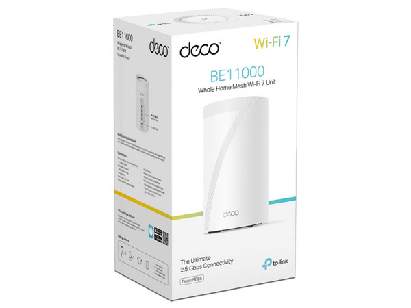 Sistema Mesh Tp-Link Deco BE65 Wifi 7, Tribanda. Color Blanco.