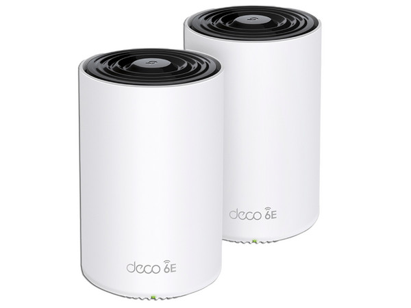 Sistema de Wi-Fi en Malla TP-Link Archer XE75 PRO de Triple Banda, Wireless AX (Wi-Fi 6E), hasta 2402Mbps, LAN Gigabit. Color Blanco. Pack de 2 Piezas.