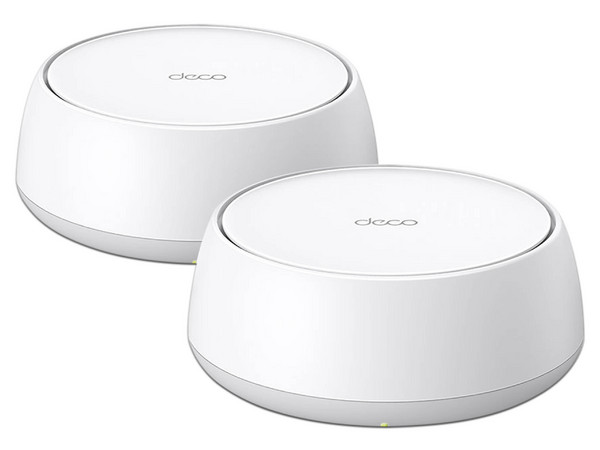 Sistema Deco BE22 (2 piezas) TP-Link Mesh Wi-Fi 7, BE3600 5GHz 2882 y 2.4GHz 688 Mbps, 2 Puertos RJ-45, Color Blanco.