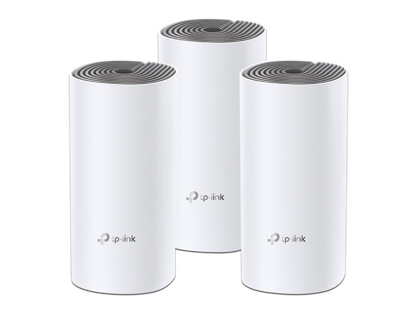 Sistema de Wi-Fi en Malla TP-Link Deco E4, AC1200 Wireless AC (Wi-Fi 5), 867 Mbps, (Paquete de 3).