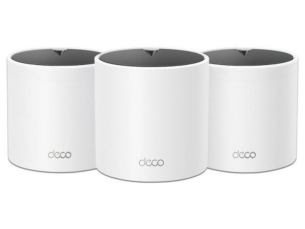 Sistema Mesh Wi-Fi 6 TP-LINK Deco X15 (3-Pack), Dual-Band, AX1500, 2 Puertos Gigabit.