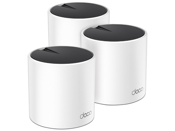 Sistema Mesh TP-LINK DECO X25, Wi-Fi 6 AX1800 de Doble Banda, 2 Antenas Internas, 2 Puertos RJ-45, MU-MIMO OFDMA, Color Blanco. (3 piezas)