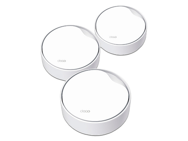 Sistema de Wi-Fi en Malla TP-Link Deco X50-PoE de Doble Banda, Wireless AX (Wi-Fi 6), Hasta 2402 Mbps, Color Blanco, (Paquete de 3 Piezas).