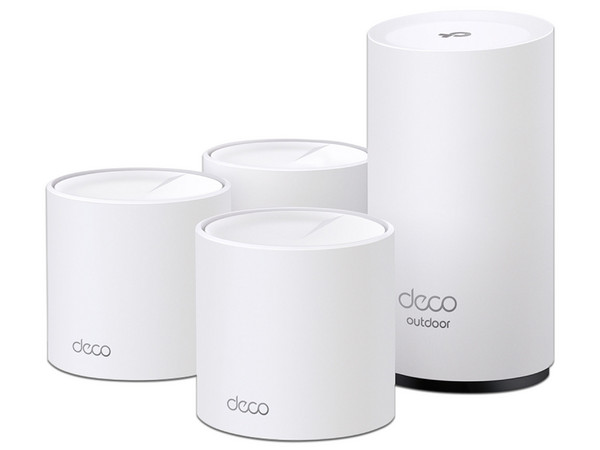Sistema Wi-Fi 6 Mesh TP-Link Deco XM50, AX3000, Uso Interior y Exterior, Paquete de 4.