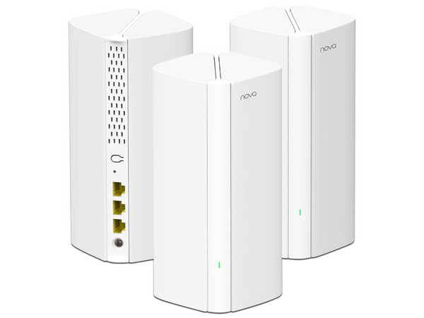 Sistema Wi-Fi en Malla Tenda MX12-3 de Doble Banda 2.4 GHz y 5 GHz, Wireless AX (Wi-Fi 6), hasta 2402 Mbps, Color Blanco.