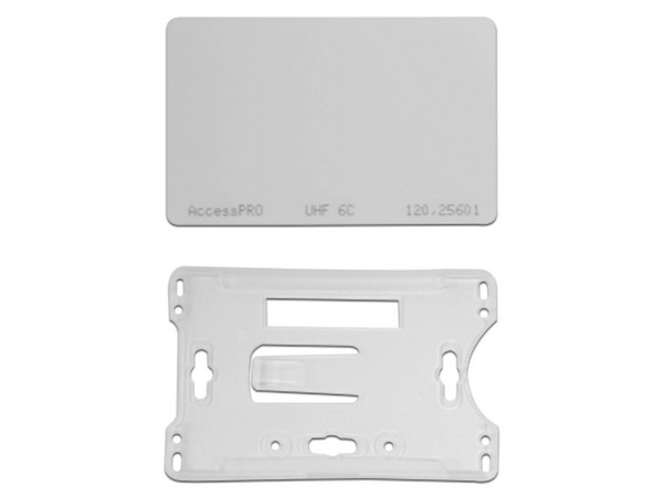 Tarjeta Inteligente sin Contacto AccessPRO, Color Blanco, Incluye Porta Tarjeta.