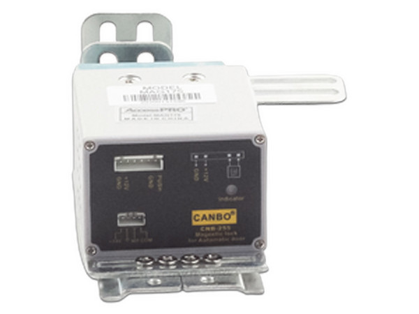 Chapa magnética AccessPro, hasta 175lbs de fuerza de sujeción, para puertas corredizas.
