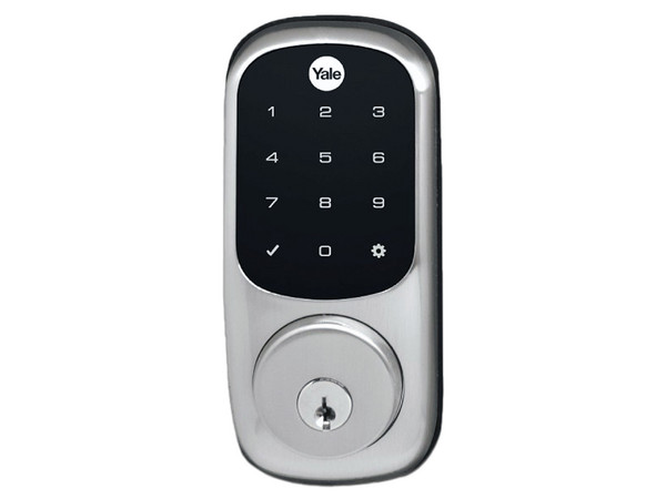 Cerradura YALE-ASSA ABLOY Real Living YRD226, Teclado y Llave, Compatible con Smartphone o Total Connect.