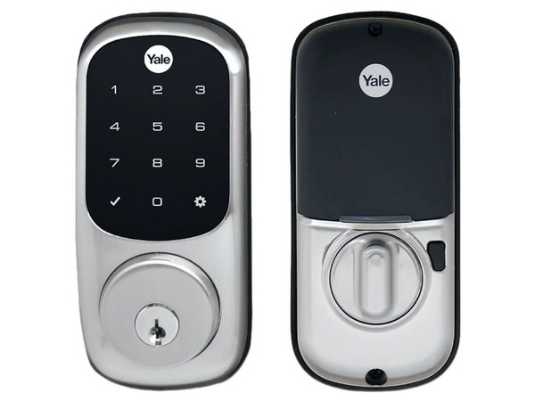 Cerradura YALE-ASSA ABLOY Real Living YRD226, Teclado y Llave, Compatible con Smartphone o Total Connect.