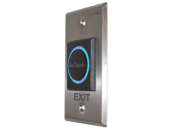 Botón de apertura de puertas Axceze AX-TOUCH1, Activación por Proximidad, Color Gris.
