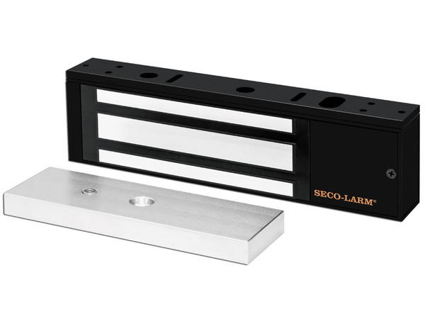 Cerradura Electromagnética SECO-LARM E-941SB-1K2PQ, Fuerza de Sujeción de 545kg, 12/24V, Indicador LED.
