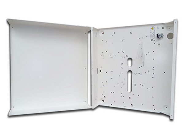 Gabinete para panel de alarma PowerSeries DSC HSC3020C . Color Blanco.