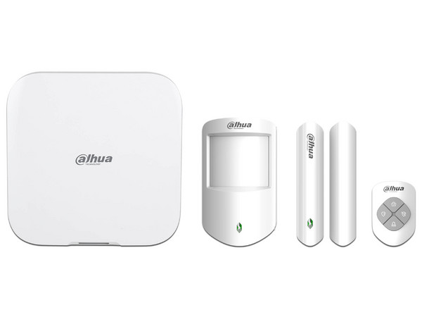 Kit de Alarma Inalámbrico Hub2, WiFi y Ethernet, con Panel de Alarma, Sensor de Movimiento, Contacto Magnético, Control Remoto, Soporta Audio 2 Vías, 8 Cámaras IP, 64 PIR Cams.