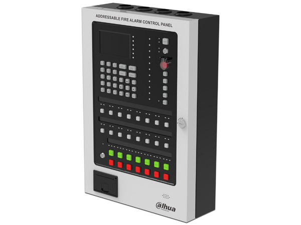 Panel De Detección De Incendio Direccionable DAHUA DHI-HY-1025, 500 Dispositivos, Con Impresora Y Pantalla LCD 4.3